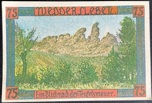 Pfennig weddersleben 1921 - 75,