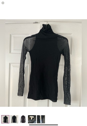 Top collo alto - , trasparente