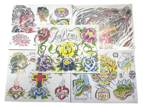 Tatuaggio flash lotto stampe - flash,